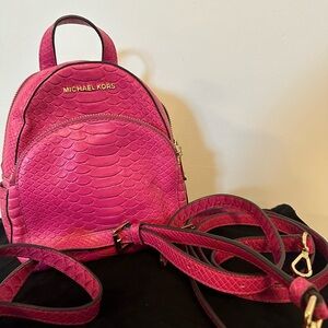 Pink small school bag